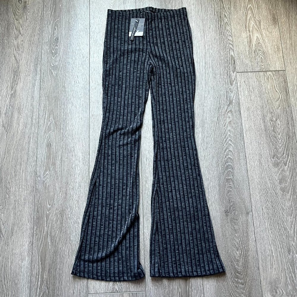 NWT TopShop Petite SIze 4 Gray flare leggings